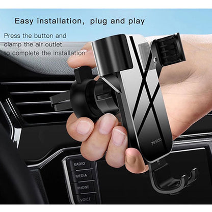 Supporto Auto Yesido C87, Universale, Nero