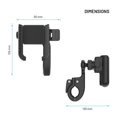 Supporto Bicicletta Fixed Bikee Plus Vista, Universale, Nero