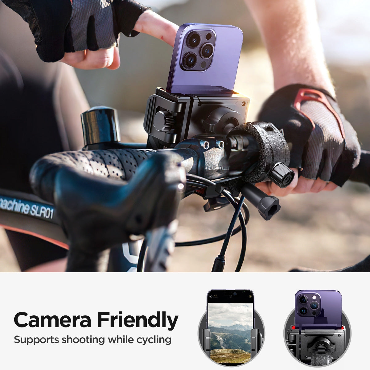 Joyroom JR-ZS266 Bicycle Holder, 4.7inch - 7inch, Black