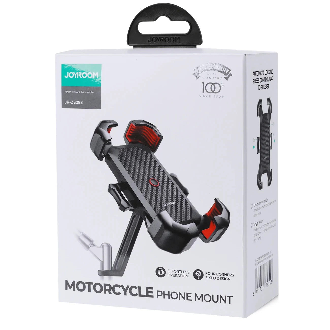 Joyroom JR-ZS288-m Bicycle Holder, 4.7inch - 7inch, Black
