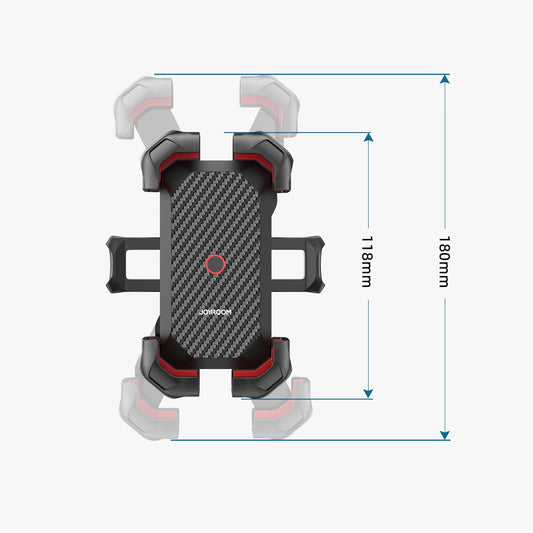 Joyroom JR-ZS288-m Bicycle Holder, 4.7inch - 7inch, Black