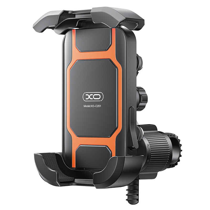 Supporto Bicicletta Motocicletta XO Design C201, 4.5 pollici - 7 pollici, Nero Arancione