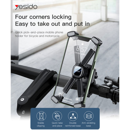 Supporto Bicicletta Yesido C191, 4.5inch - 6.8inch, Nero