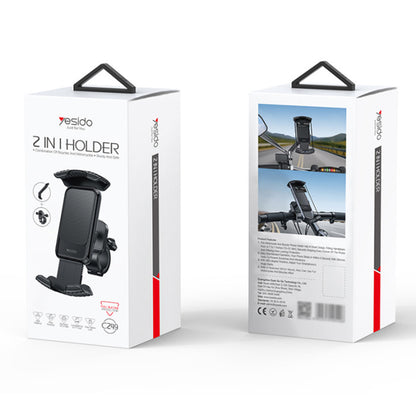 Supporto Bicicletta Yesido C249, 4.8inch - 7.2inch, Nero