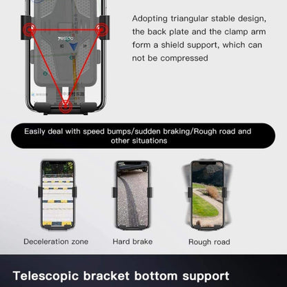 Supporto per Bicicletta Yesido C94, 4inch - 6.5inch, Nero