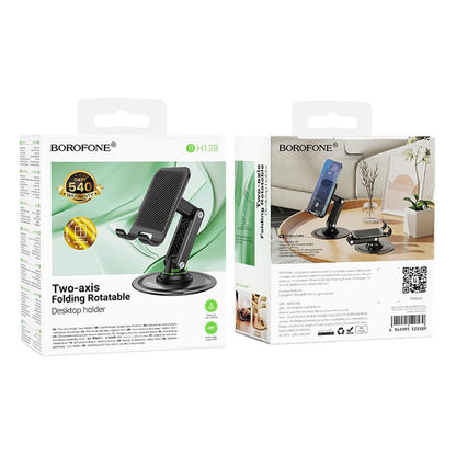 Supporto da Scrivania Borofone BH128 Admirado, 4.5 pollici - 7 pollici, Nero