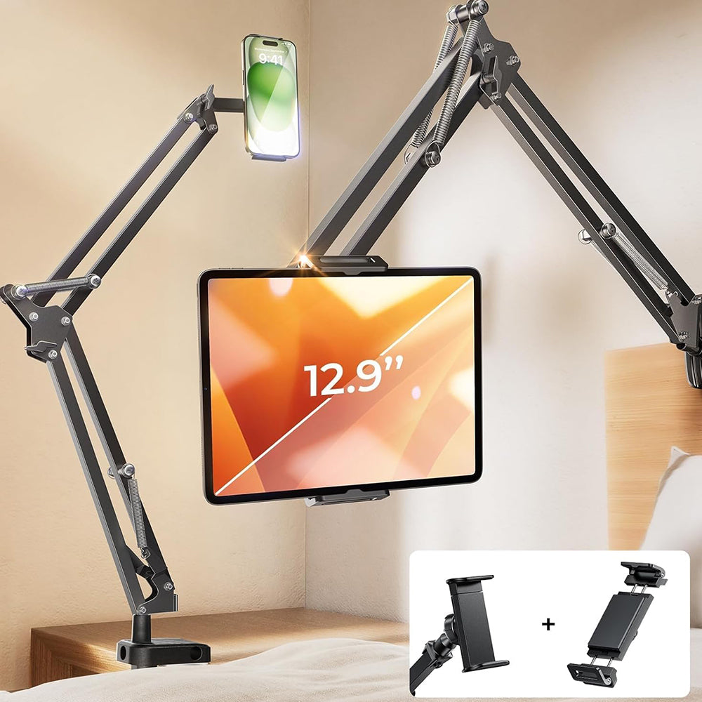 Supporto da scrivania Lisen per telefono / tablet, 4.7inch - 12.9inch, Nero YL0223060007