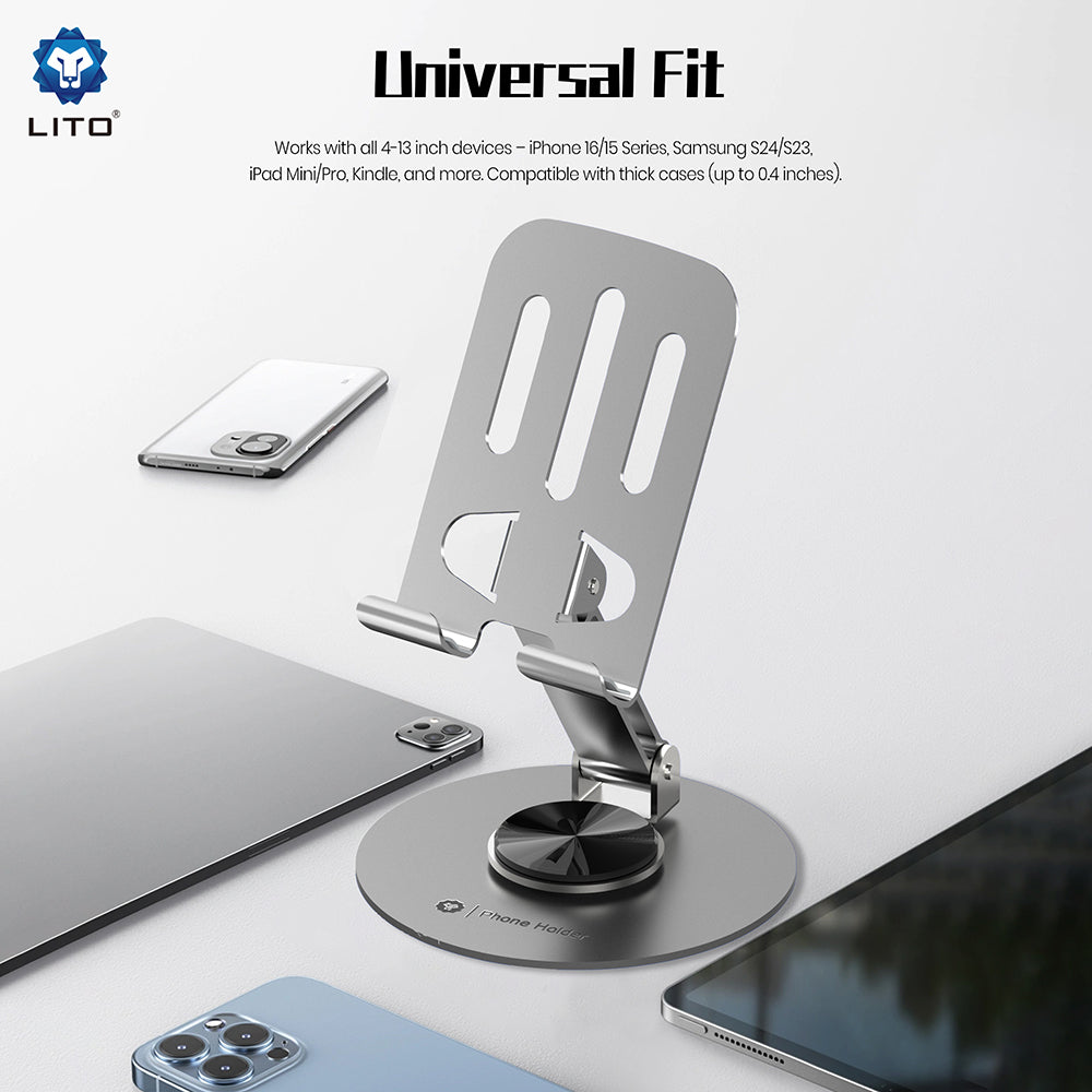 Supporto da scrivania Lito LT-H01, Universale, Grigio