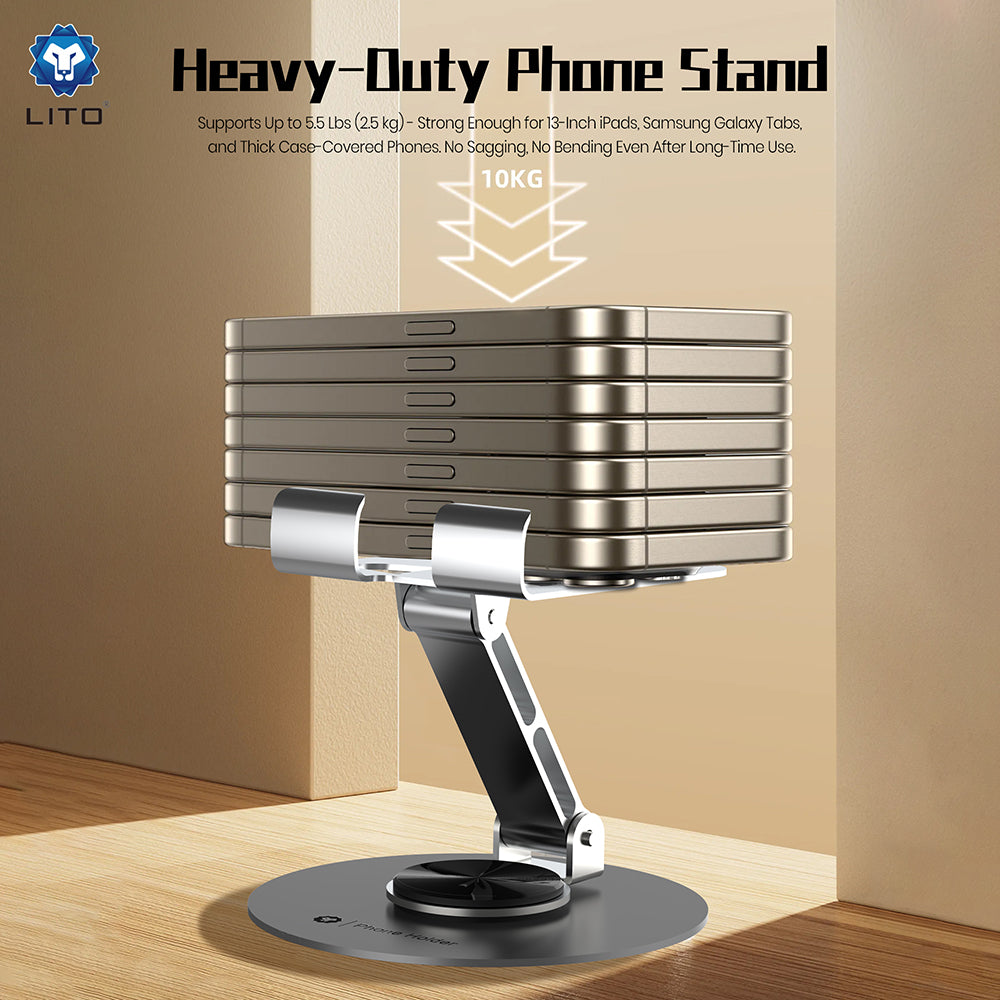 Supporto da scrivania Lito LT-H01, Universale, Grigio