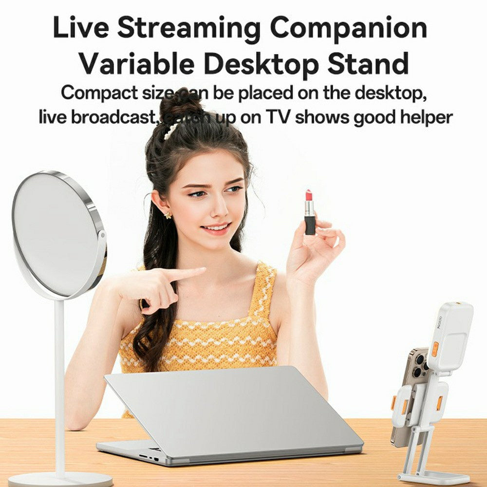 Supporto da scrivania per selfie light Yesido DH10, 4.7 pollici - 7 pollici, Bianco