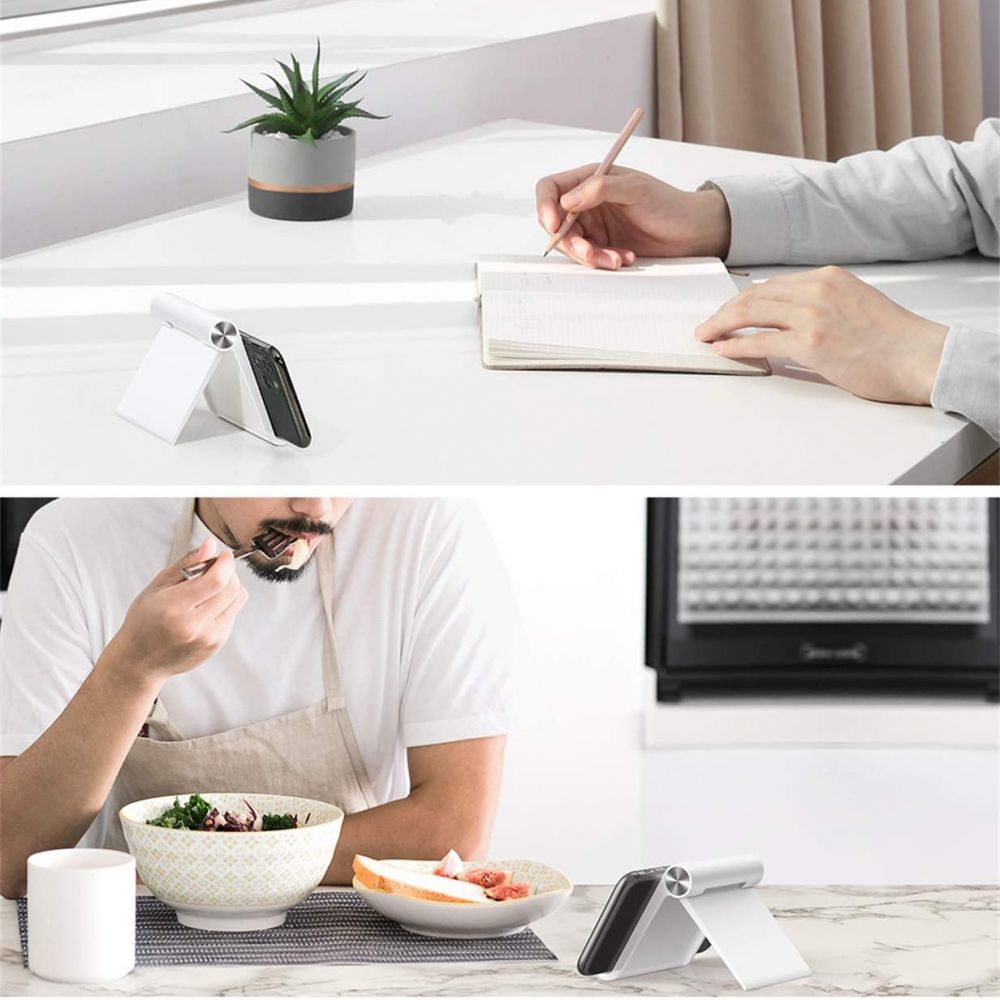 Supporto da scrivania Techsuit ABS-BK1, 4 pollici - 7.9 pollici, Nero