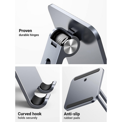 Supporto da Scrivania UGREEN LP134 per Telefono / Tablet, 6.1 pollici - 12.9 pollici, Grigio, Ricondizionato