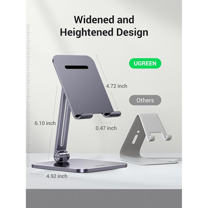 Supporto da Scrivania UGREEN LP134 per Telefono / Tablet, 6.1 pollici - 12.9 pollici, Grigio, Ricondizionato