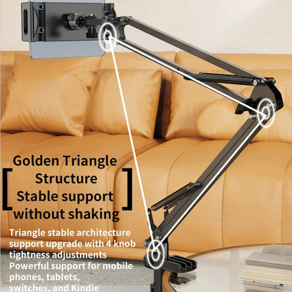 Supporto da scrivania Yesido C296, 4 pollici - 12.9 pollici, Nero