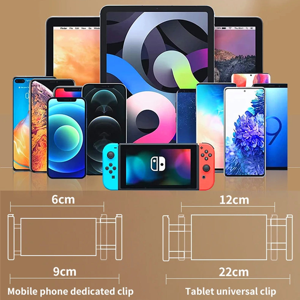 Supporto da scrivania Yesido C296, 4 pollici - 12.9 pollici, Nero