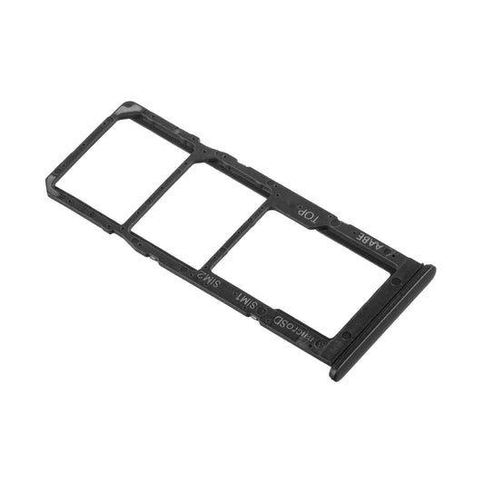 SIM Card Holder - Samsung Galaxy A12 Nacho A127 / A12 A125, Black, Service Pack GH98-46124A