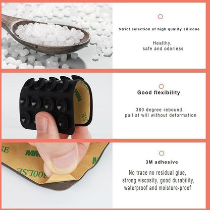 Supporto con Ventose Techsuit SC-PAD2, Nero