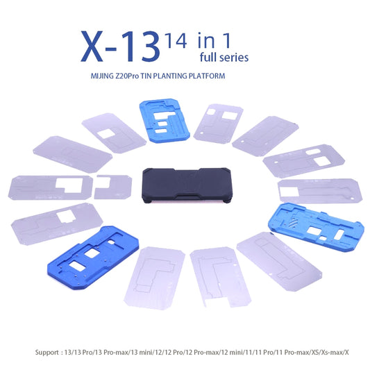 Supporto di Lavoro Reballing Mijing Z20 Pro per Apple iPhone X - Serie 13 Pro Max