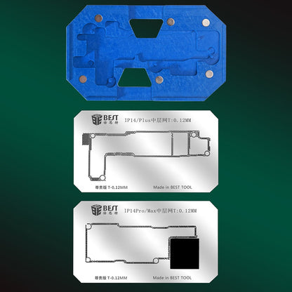 Supporto di Lavoro Reballing Best BST-084 per Apple iPhone 14 Series