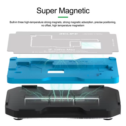 Supporto di Lavoro Reballing Relife RL-601T per Apple iPhone X - 15 Series