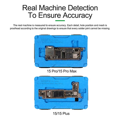 Supporto di Lavoro Reballing Relife RL-601T per Apple iPhone X - 15 Series