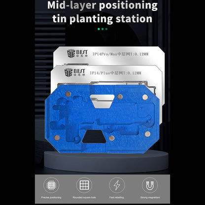 Supporto di Lavoro Reballing Best BST-084 per Apple iPhone 14 Series