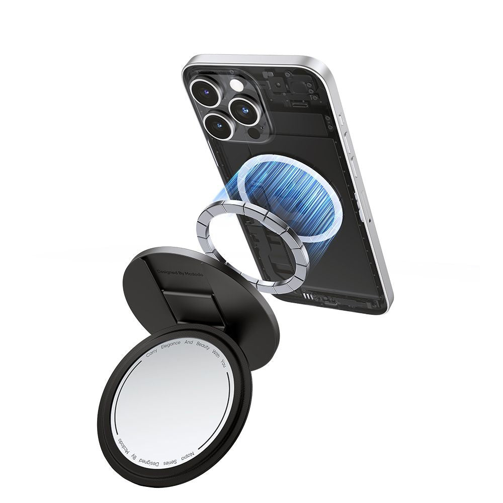 Supporto Anello McDodo MR-7912 2in1, Universale, Nero