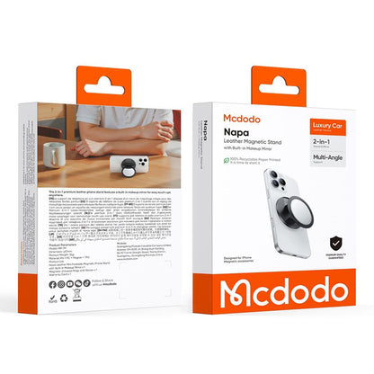 Supporto Anello McDodo MR-7912 2in1, Universale, Nero