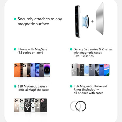 Supporto Anello ESR HaloLock, Nero