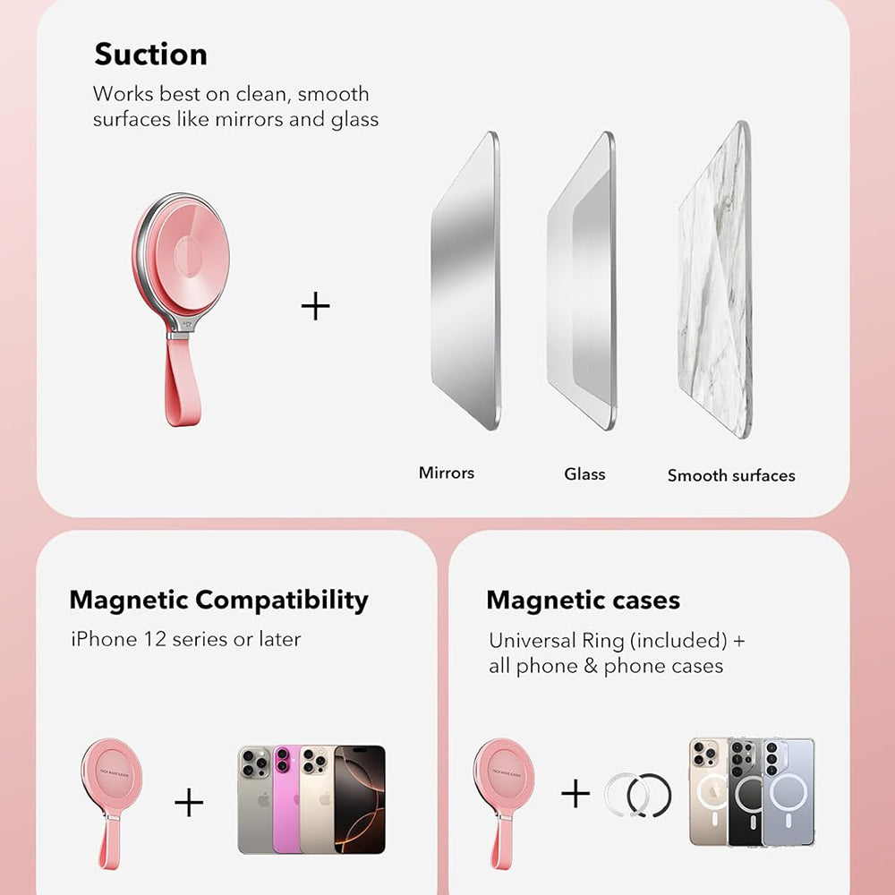 Supporto ad Anello ESR HaloLock, Rosa