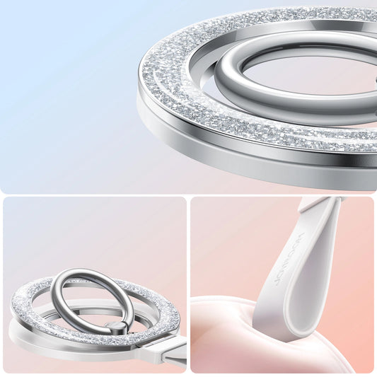Supporto Anello Joyroom JR-ZS425 Glitter, Universale, Bianco