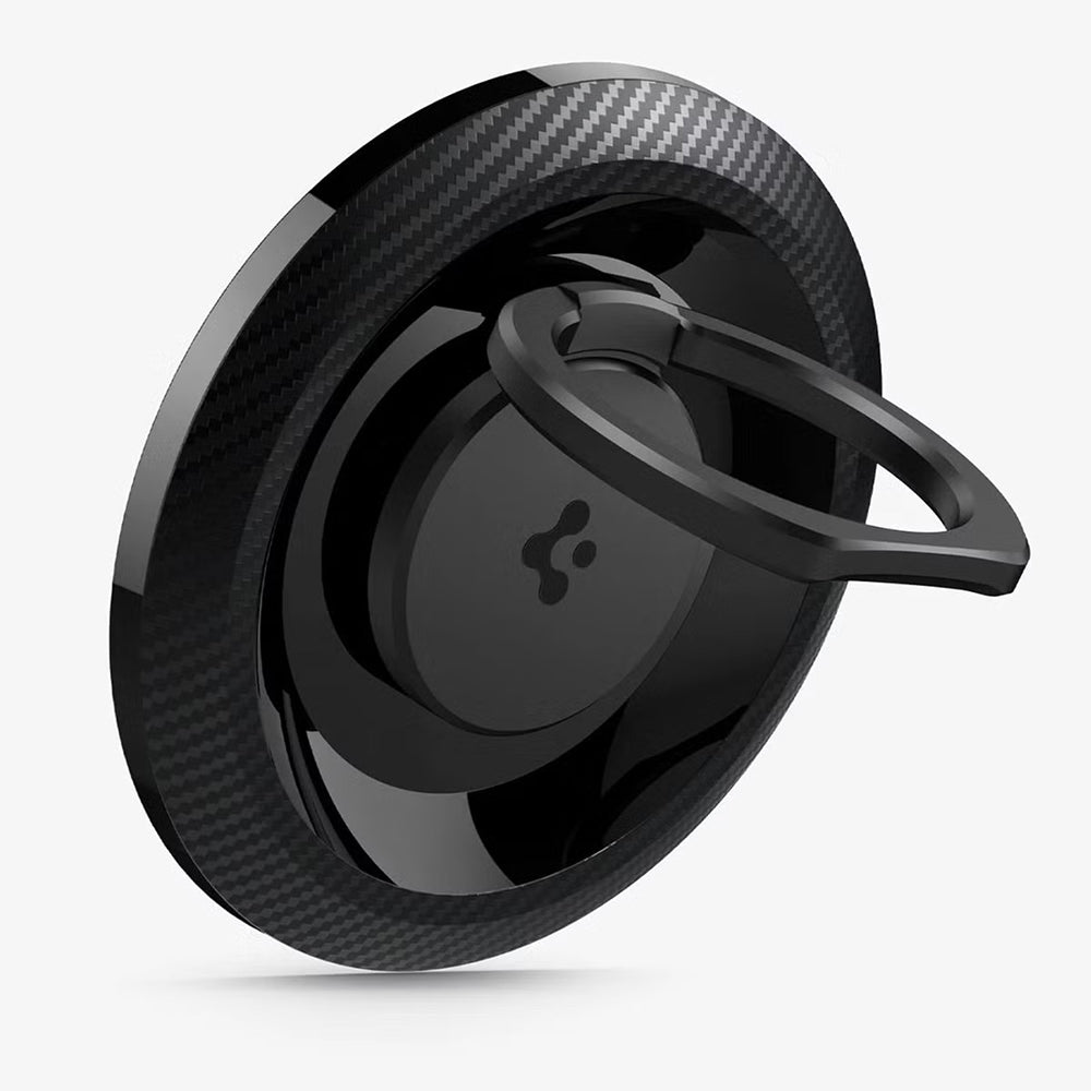 Supporto Anello Spigen O-Mag OM100 Carbon, Universale, Nero AMP05505