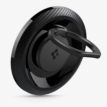 Supporto Anello Spigen O-Mag OM100 Carbon, Universale, Nero AMP05505