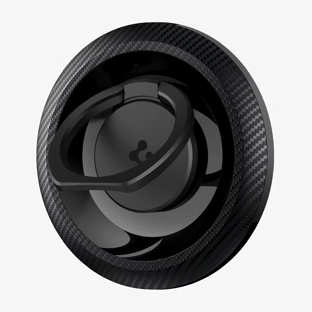 Supporto Anello Spigen O-Mag OM100 Carbon, Universale, Nero AMP05505