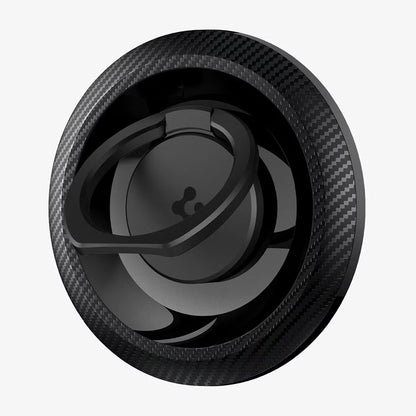 Supporto Anello Spigen O-Mag OM100 Carbon, Universale, Nero AMP05505