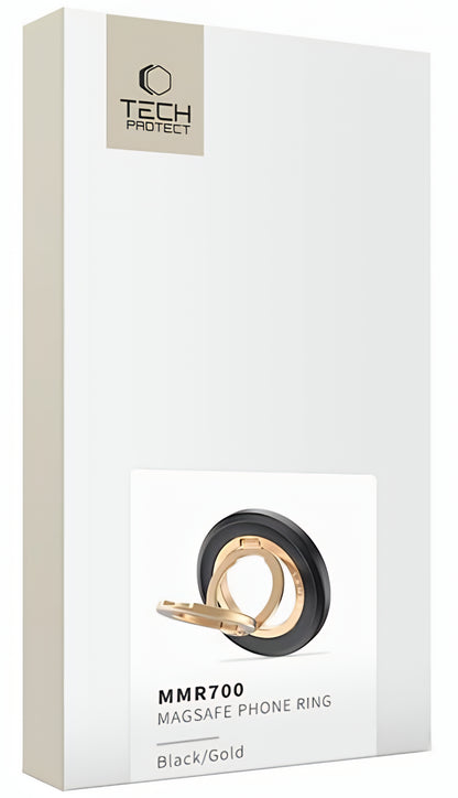 Supporto Anello Tech-Protect MMR700 Lamano, Universale, Nero Dorato