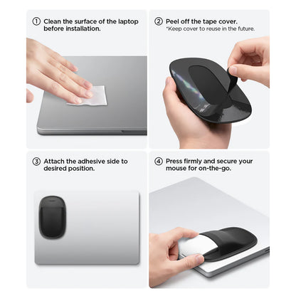 Supporto Mouse Spigen LD220, Nero APP11227