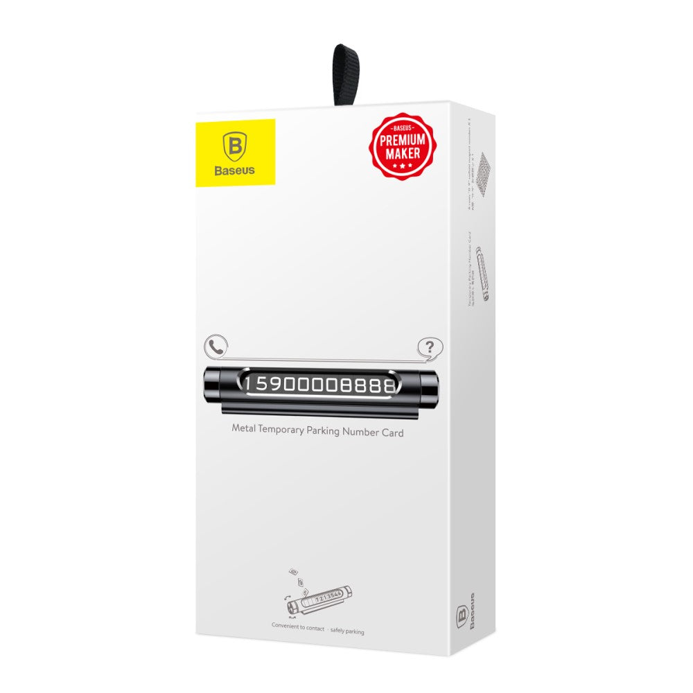 Supporto per Numero di Telefono Auto Baseus ACNUM-01