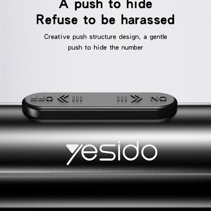 Supporto per Numero di Telefono Auto Yesido C202, Nero