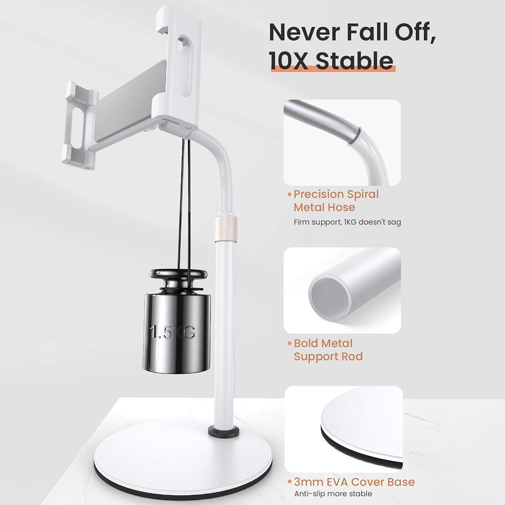 Supporto da scrivania Lisen per Telefono / Tablet, 4.7inch - 12.9inch, Nero YL0420050002