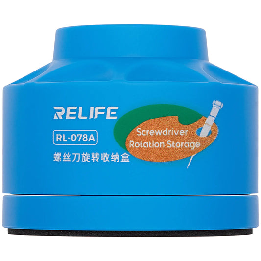 Supporto per Cacciaviti Relife RL-078A, Rotante, Blu