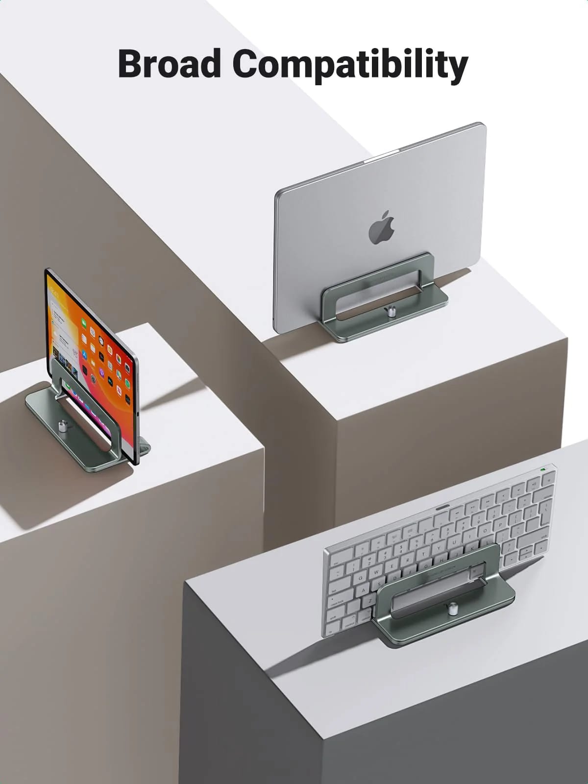 Supporto Verticale UGREEN LP258 per Laptop con spessore 12mm - 26mm, Argento