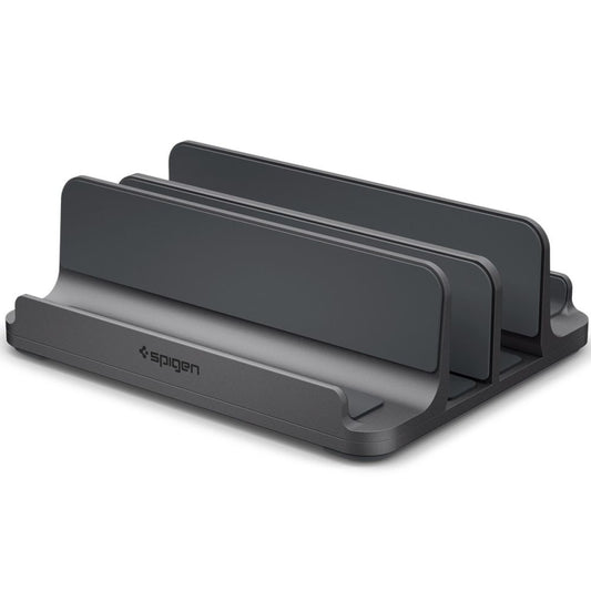 Supporto Verticale Spigen LD208S4 Two per Laptop con spessore 14mm - 27mm, Grigio