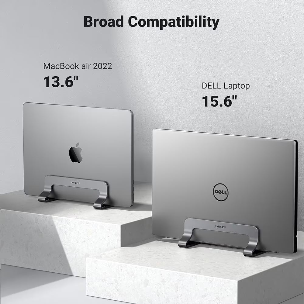 Supporto Verticale UGREEN LP258 (29277) per Laptop con spessore 12mm - 26mm, Argento