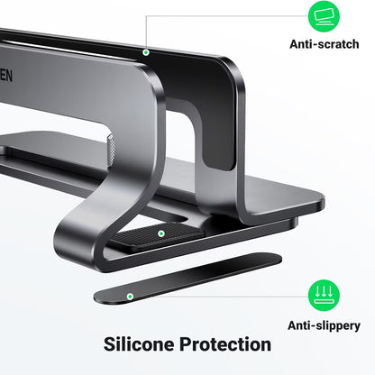 Supporto Verticale UGREEN LP258 (29277) per Laptop con spessore 12mm - 26mm, Argento