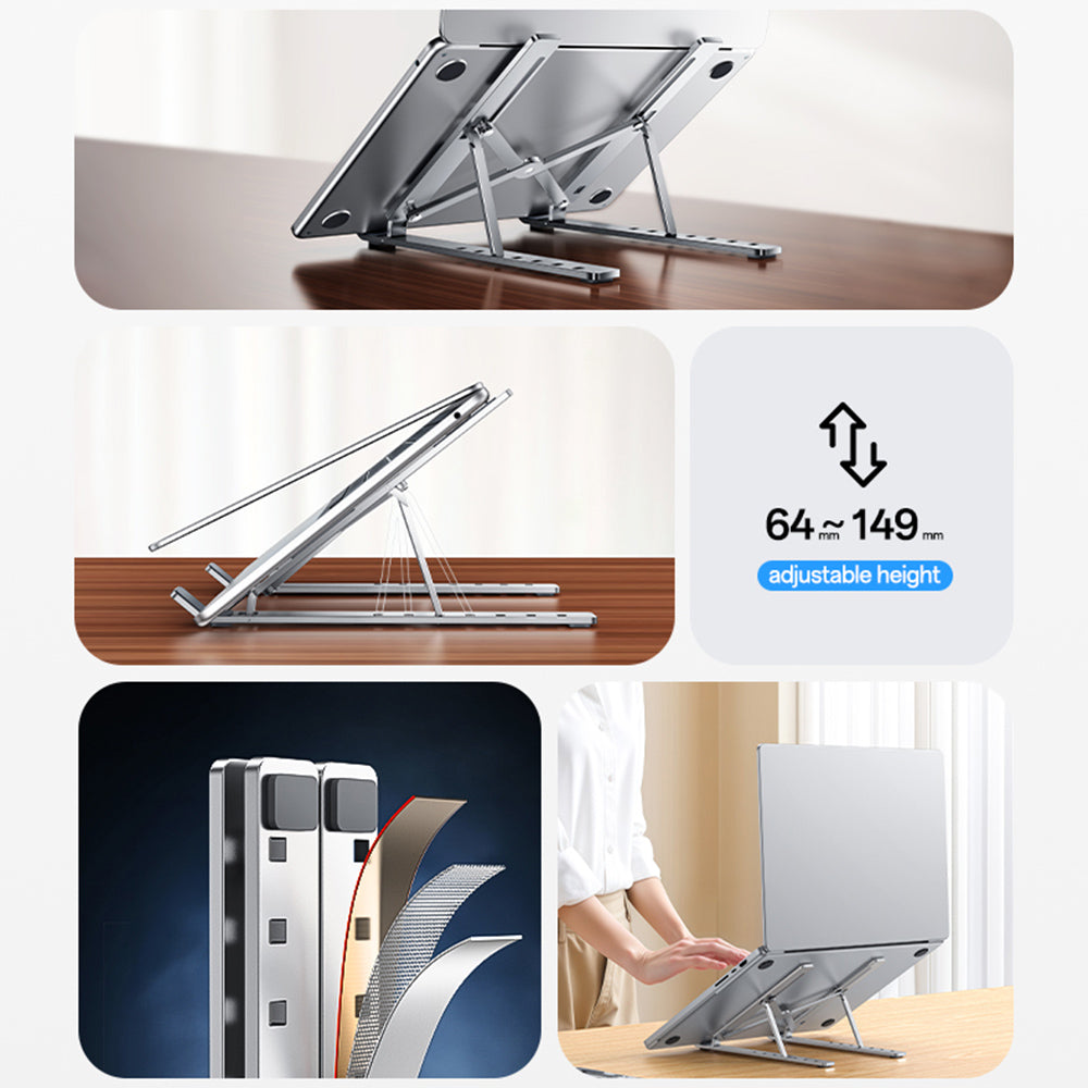 Supporto Yesido LP07 per Laptop da 13 pollici a 20 pollici, Argento