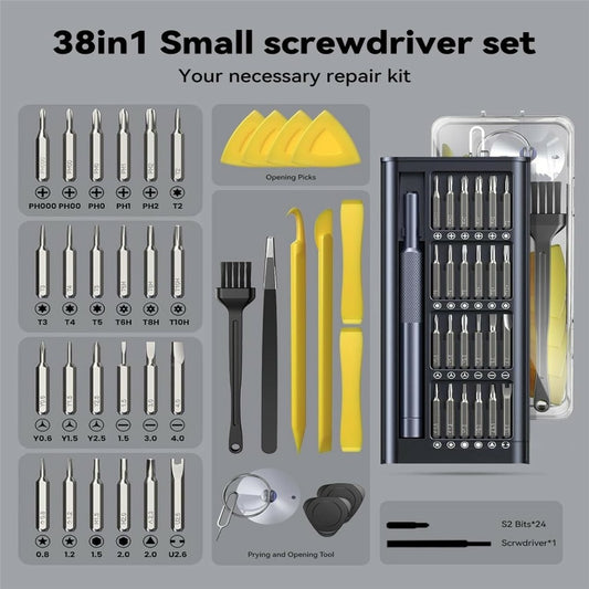 Cacciavite Axth Pro, 25in1, Grigio