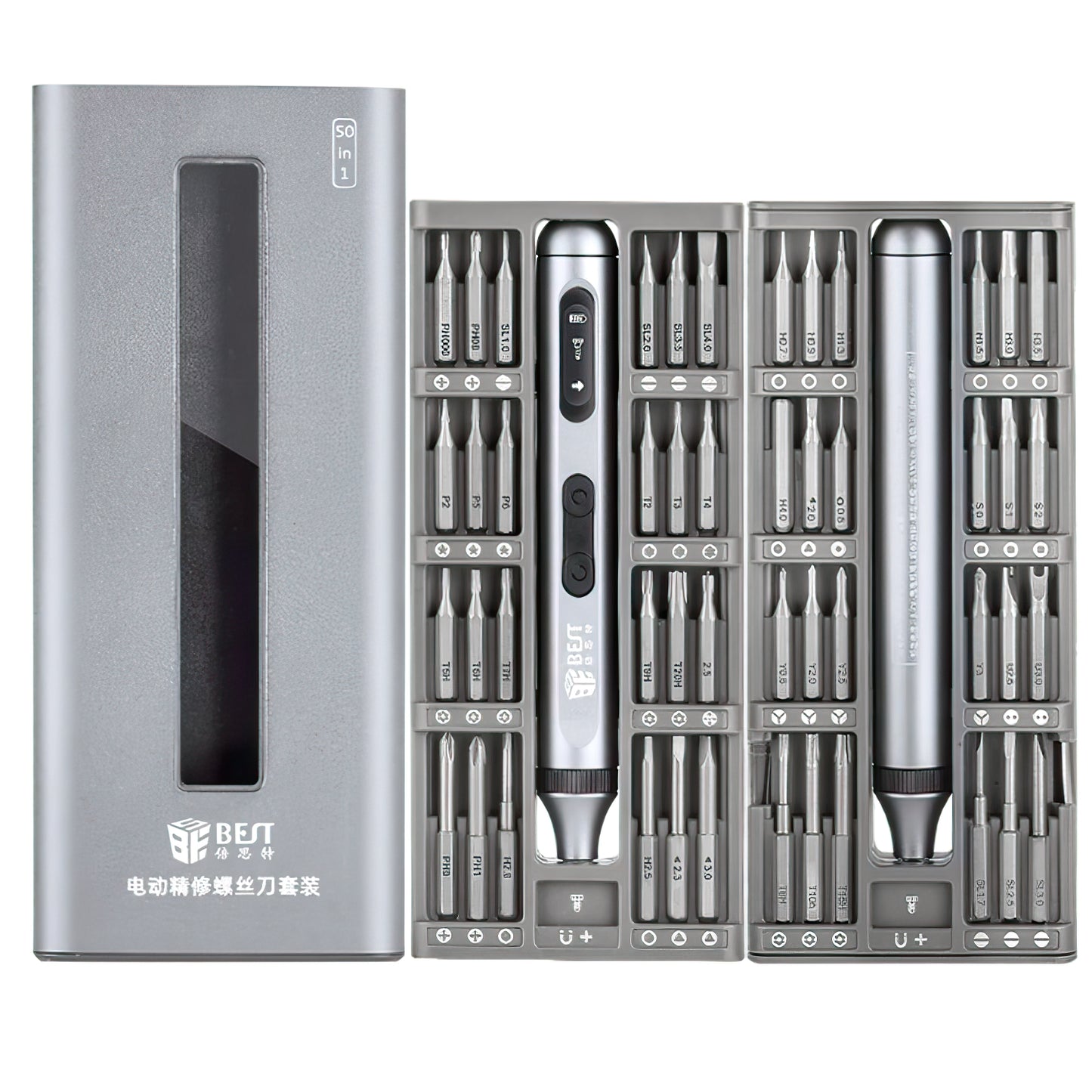 Cacciavite Elettrico Best BST-9933A, 50in1, Argento