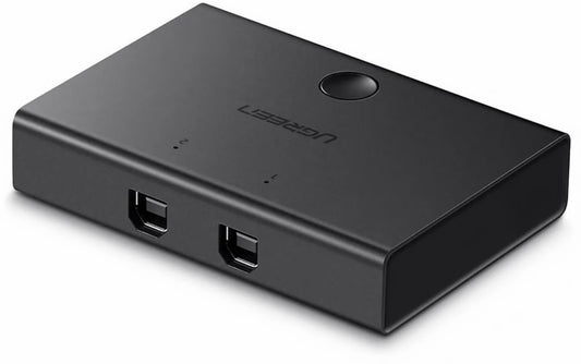 Interruttore USB UGREEN US158, 2 x USB-B, nero