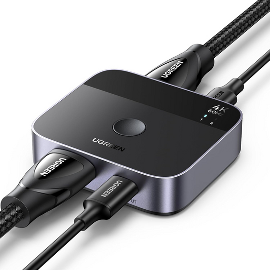 Switch Video HDMI / USB-C UGREEN AW503 (55452), Grigio, Ricondizionato